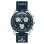 ساعت امگا سواچ زمین مردانه سرمه ای Omega-Swatch