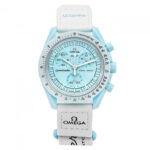 خرید ساعت امگا سواچ اورانوس مردانه سفید Omega-Swatch